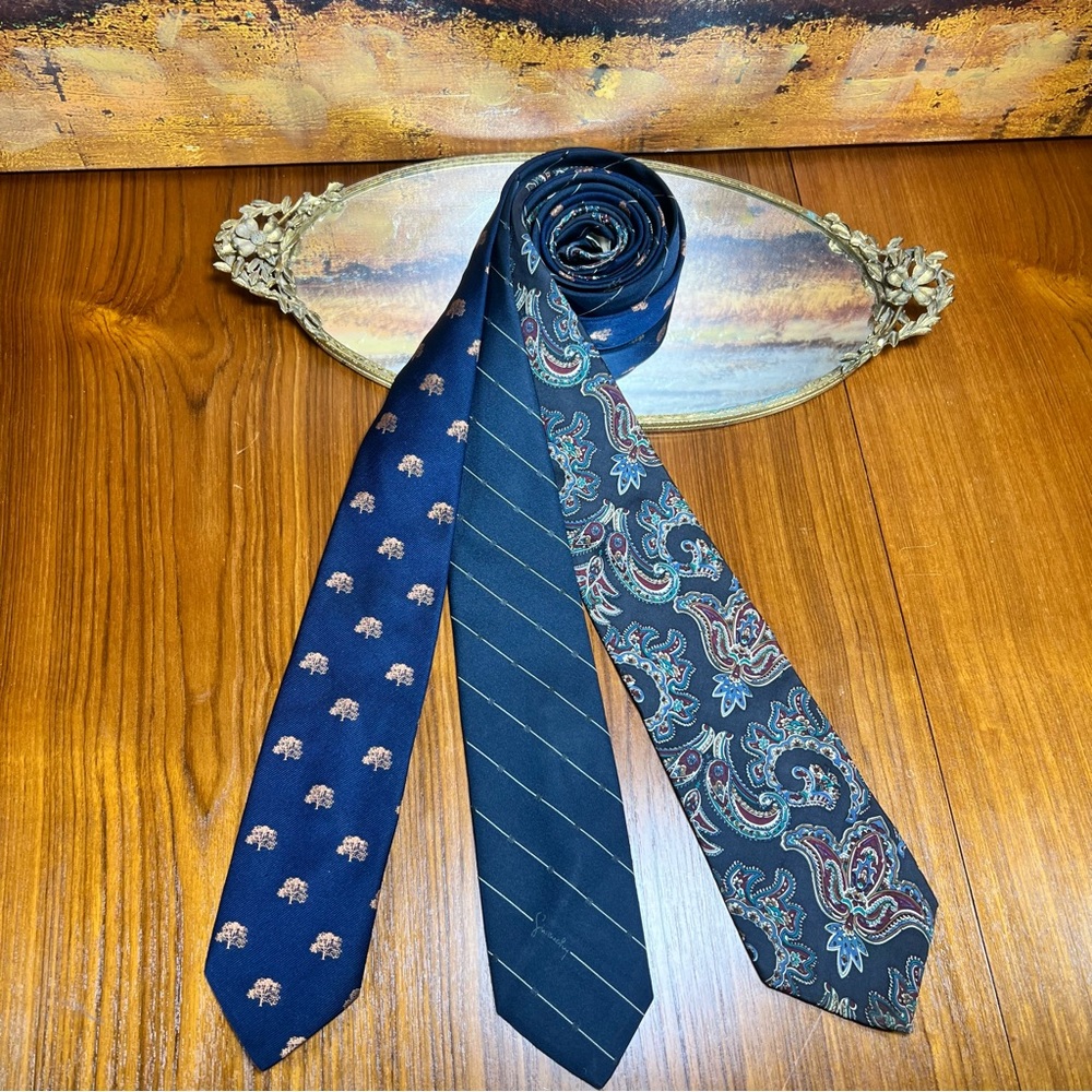 Givenchy Silk Blend Men's Ties Vintage Good Condition